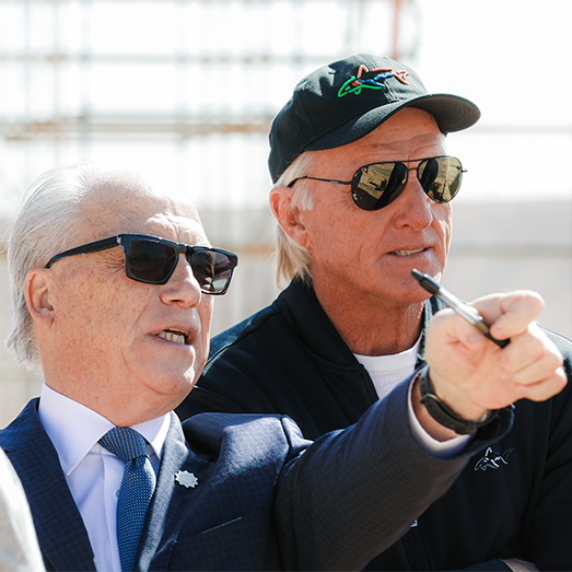 Designed by golf legend Greg Norman